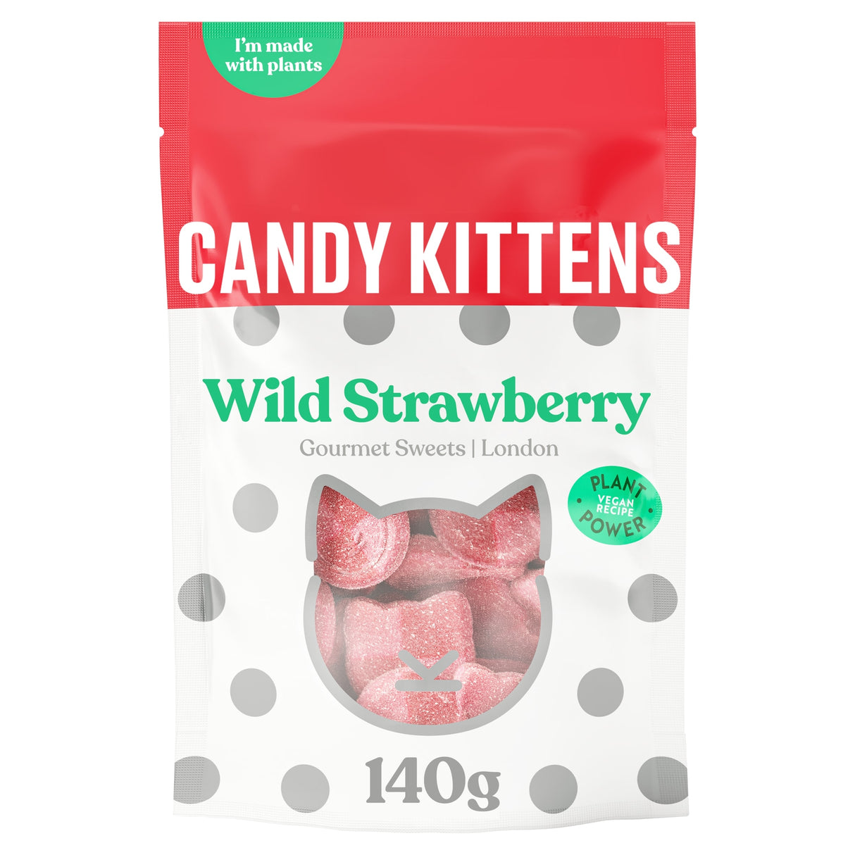 Candy Kittens Gourmet Sweets Wild Strawberry 140 g