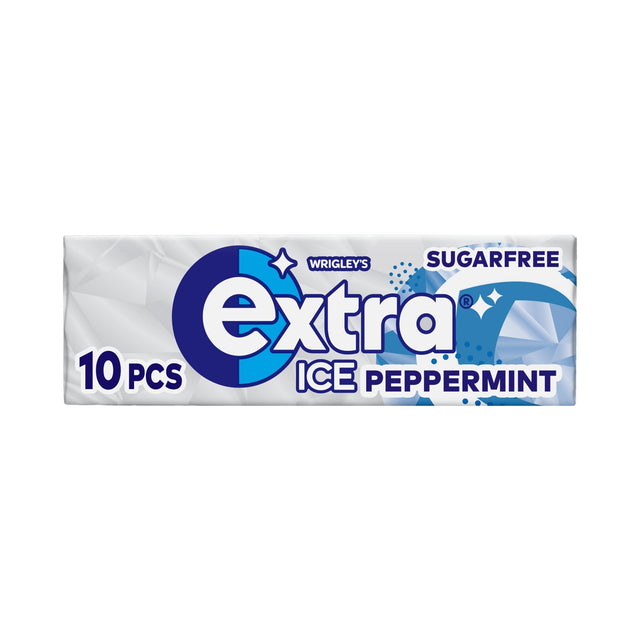 Wrigley's Extra Ice Peppermint Sugar-Free Chewing Gum 10 Pieces