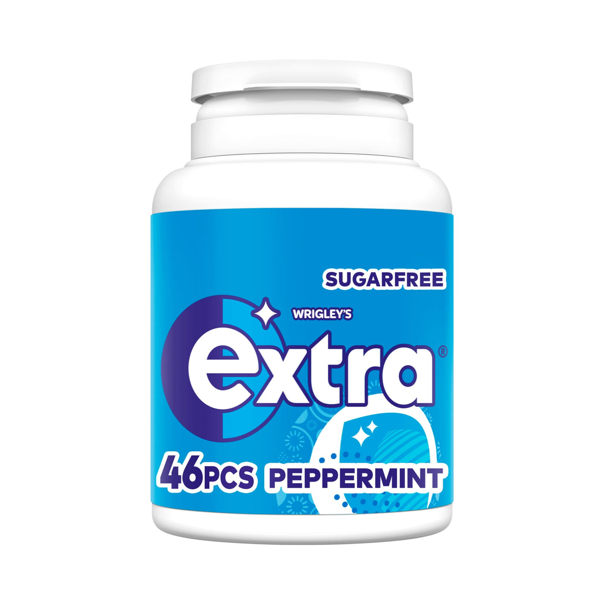 Wrigley's Extra Peppermint Sugar Free Chewing Gum 46 Pieces 64 g