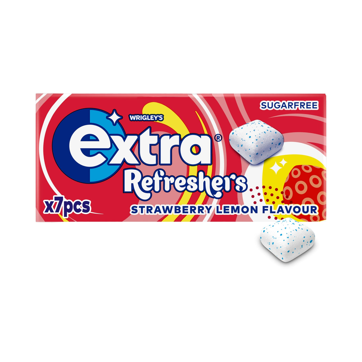 Wrigley's Extra Refreshers Strawberry Lemon Flavoured Gum 7 Pack 15.6 g