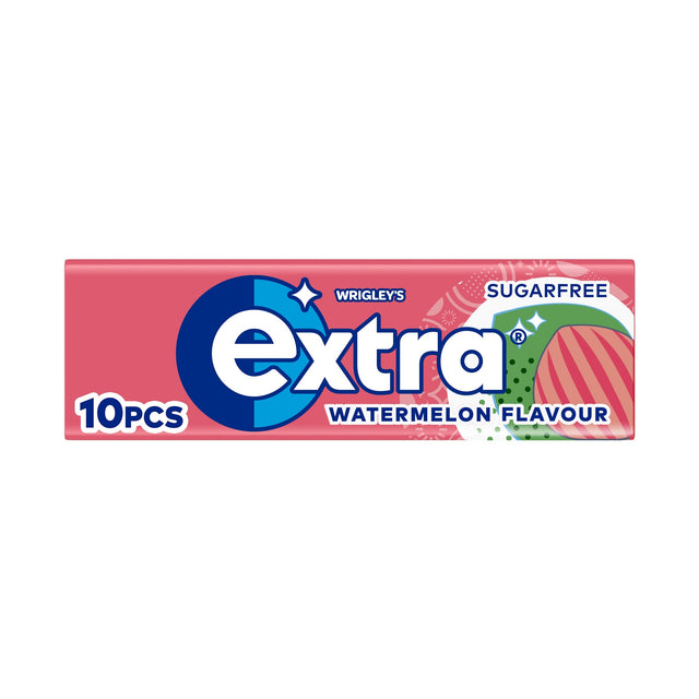 Wrigley's Extra Sugar Free Watermelon Gum 10 Pieces 14 g