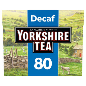 Yorkshire Tea Decaffeinated 80 Tea Bags 250 g