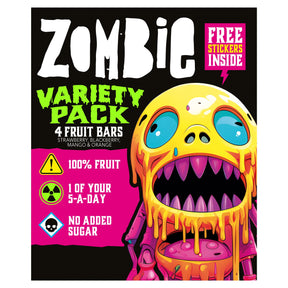 Zombie Variety Fruit Snack Bar Multi-Pack 4 x 25 g