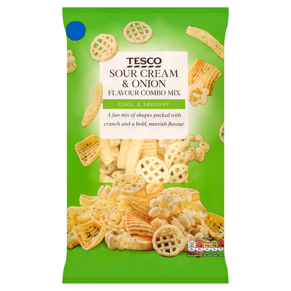 Tesco Sour Cream & Onion Flavour Combo Mix 150 g