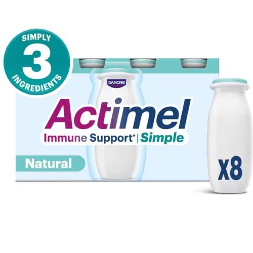 Actimel Immune Support Natural No Added Sugar 100 g x8