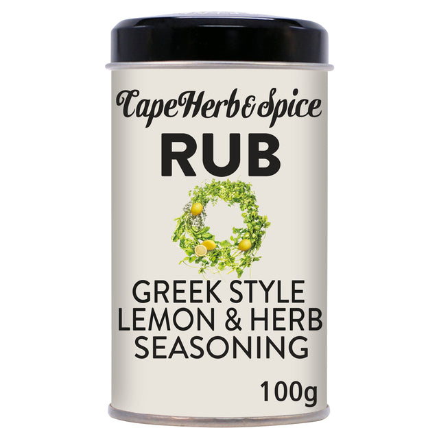Cape Herb & Spice Rub Greek Style Lemon & Herb Seasoning 100 g