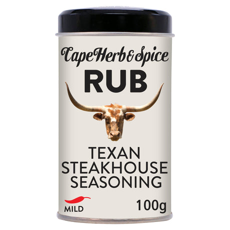 Cape Herb & Spice Rub Texan Steakhouse Seasoning 100 g