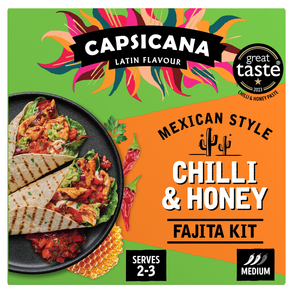 Capsicana Mexican Chilli & Honey Fajita Kit 335 g