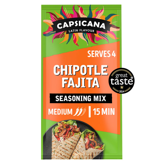 Capsicana Mexican Chipotle Fajita Cumin Seasoning Mix 28 g