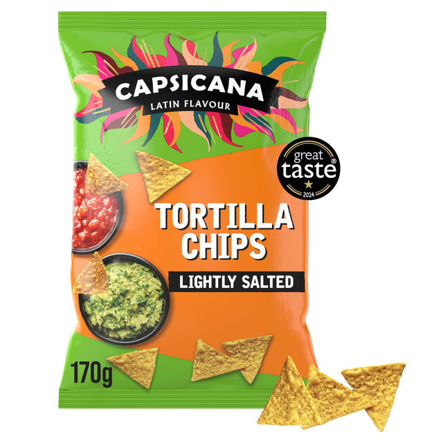 Capsicana Tortilla Chips Lightly Salted 170 g