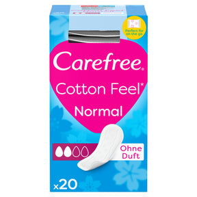 Carefree Panty Liners Pads Folded Breathable Pack of 20