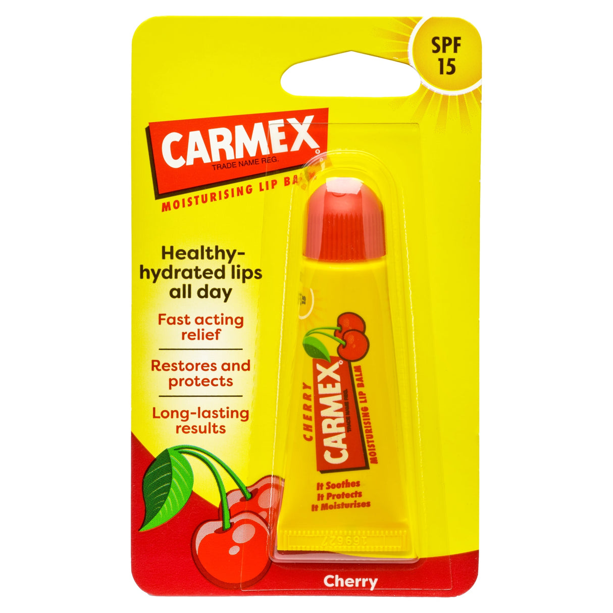 Carmex Cherry Lip Balm Tube 10 g