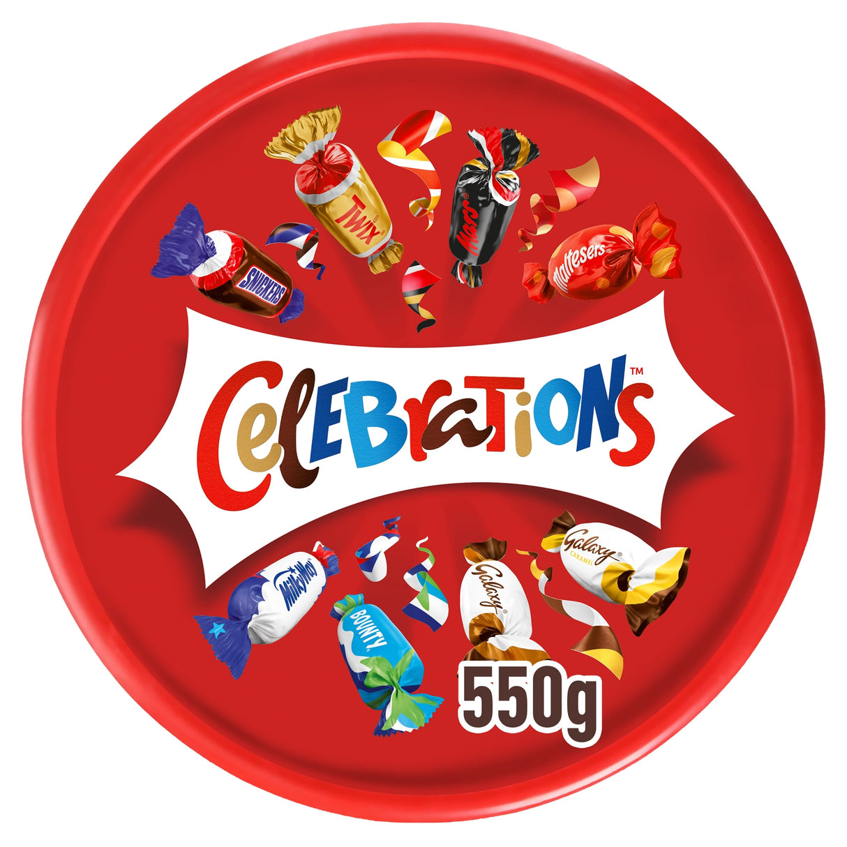 Celebrations Milk Chocolates Tub 550 g
