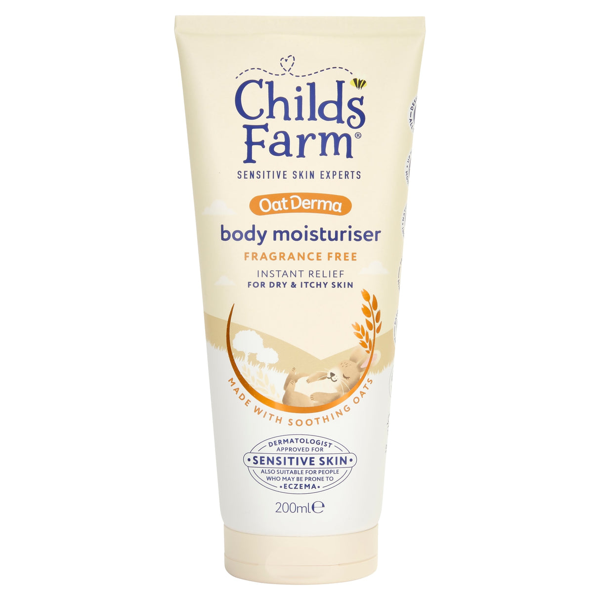 Childs Farm Oat Derma Body Moisturiser Fragrance Free 200 ml