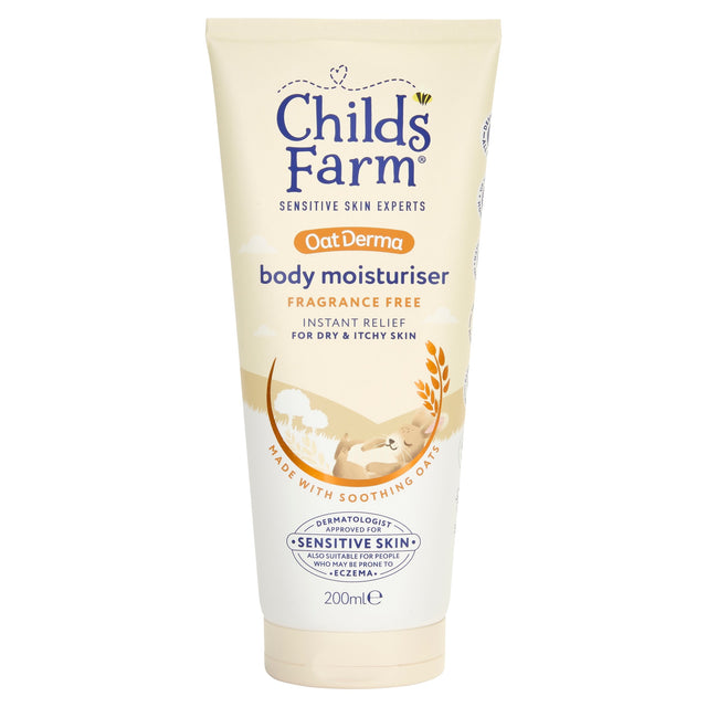 Childs Farm Oat Derma Body Moisturiser Fragrance Free 200 ml