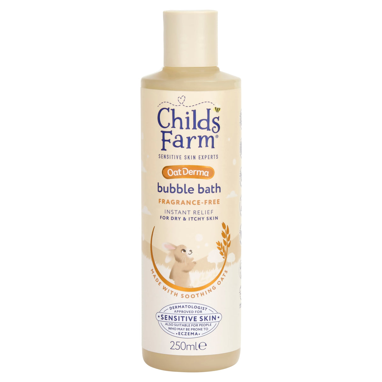 Childs Farm Oat Derma Bubble Bath Fragrance-Free 250 ml