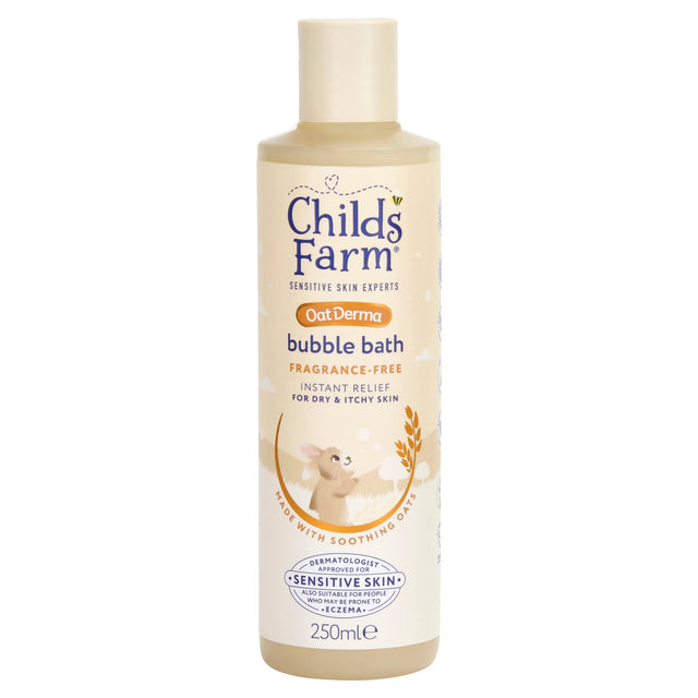 Childs Farm Oat Derma Bubble Bath Fragrance-Free 250 ml