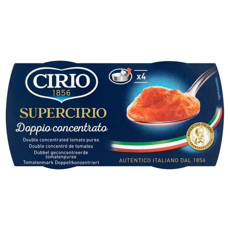 Cirio Double Concentrate Puree 4 Pack 70 g