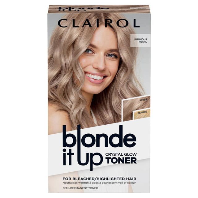 Clairol Blonde It Up Crystal Glow Toner Kit Luminous Pearl