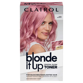 Clairol Blonde It Up Crystal Glow Toner Kit Rose Quartz