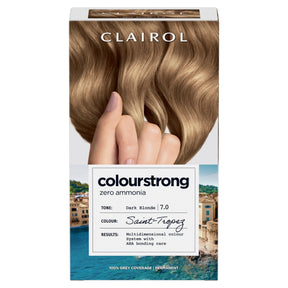 Clairol Colour Strong Permanent Hair Dye 7.0 Dark Blonde