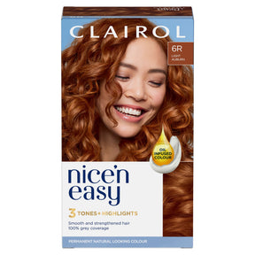 Clairol Nice'N Easy Permanent Light Auburn 6R. Hair Dye