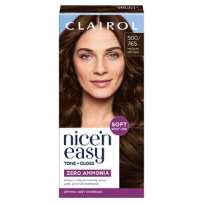 Clairol Nice'N Easy Tone+Gloss Semi Permanent Hair Dye 500/765 Medium Brown
