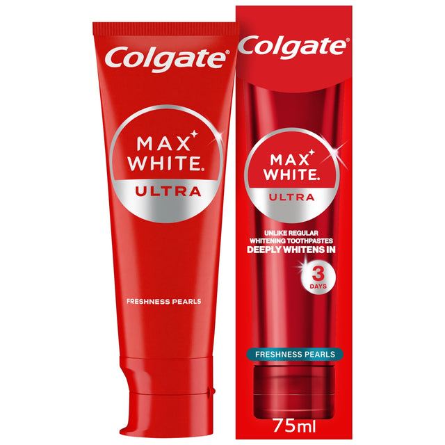 Colgate Max White Ultra Fresh Pearls Whitening Toothpaste 75 ml