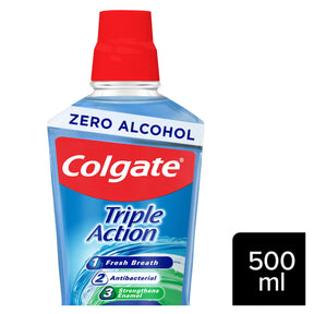 Colgate Triple Action Mouthwash Alcohol Free 500 ml