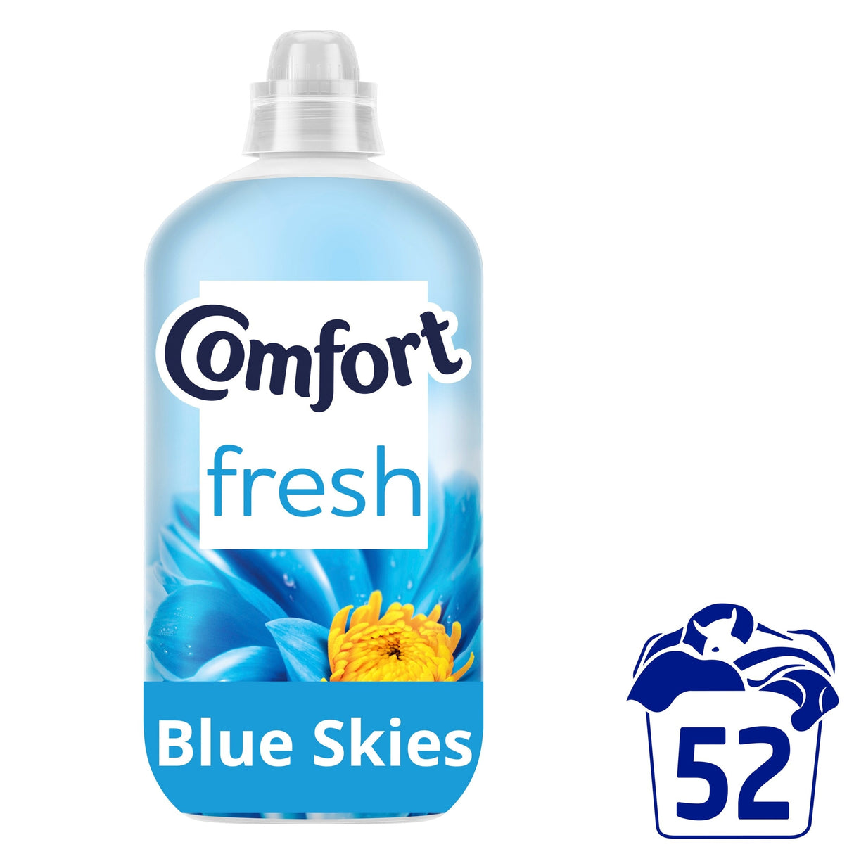 Comfort Fresh Fabric Conditioner Blue Skies 52 Washes 1560 ml