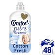 Comfort Pure Dreams Fabric Conditioner Cotton Fresh 48 Washes 1440 ml