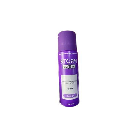 Lady Storm Perfumed Deodorant Body Spray Elixir Illusion 200 ml