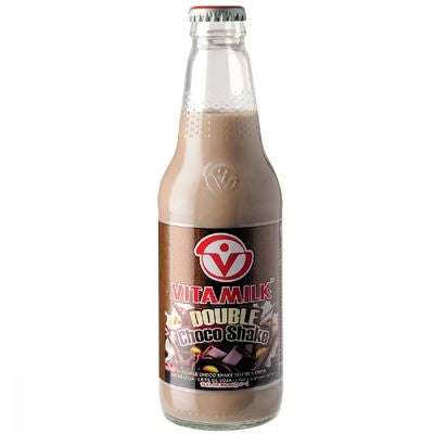 Vitamilk Double Choco Shake Soy Milk Bottle 30 cl