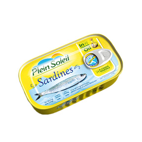 Plein Soleil Sardines In Vegetable Oil 125 g