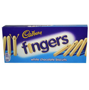 Fingers White Chocolate Biscuits 114 g