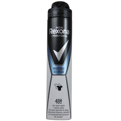 Rexona Anti Perspirant Deodorant Spray Men Motion Sense Invisible Ice Fresh 200 ml