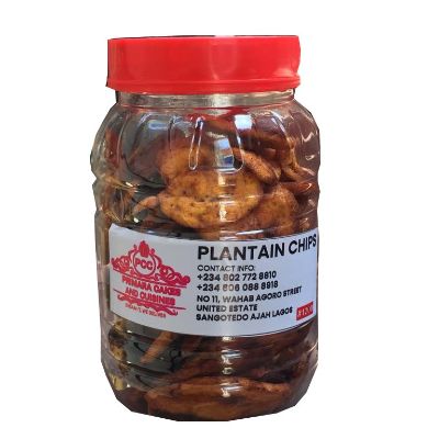 Primara Plantain Chips - Semi Ripe (Medium Jar)