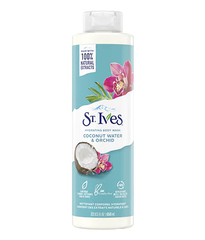 St. Ives Body Wash Exfoliating Purifying Sea Salt & Pacific Kelp 650 ml