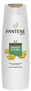 Pantene 2 in 1 Shampoo Conditioner Smooth & Sleek 400 ml