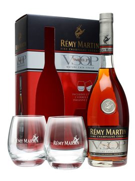 Remy Martin VSOP Cognac & 2 Glass Pack 70 cl