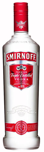 Smirnoff Vodka Red 100 cl x12
