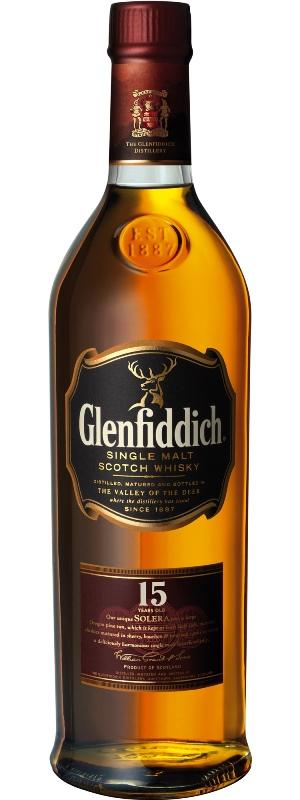 Glenfiddich Single Malt Scotch Whisky Aged 15 Years 75 cl