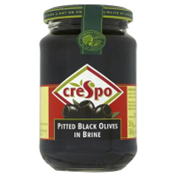 Crespo Pitted Black Olives In Brine 354 g