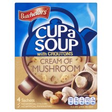 Batchelors Cup A Soup Cream of Mushroom With Croutons 99 g