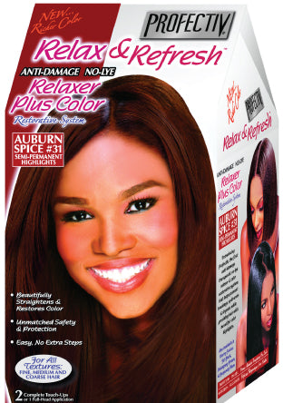 Profectiv Relaxer Plus Color Restorative System Auburn Spice