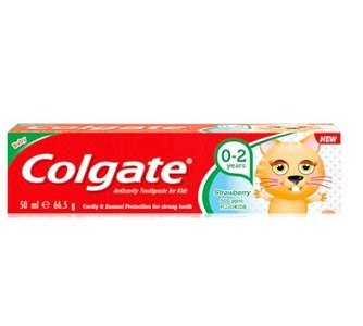 Buy Colgate Toothpaste Anti-Cavity For Kids Strawberry 0-2 Years 50 ml ...