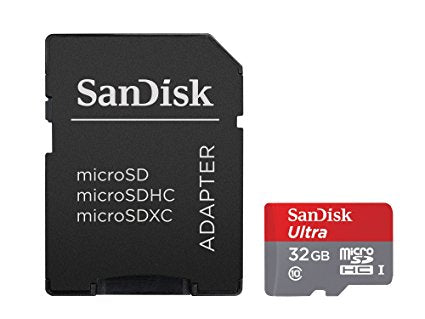 SanDisk Ultra Micro SDHC + Adapter 32 GB