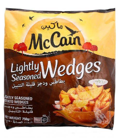 McCain Lightly Seasoned Wedges 750 g