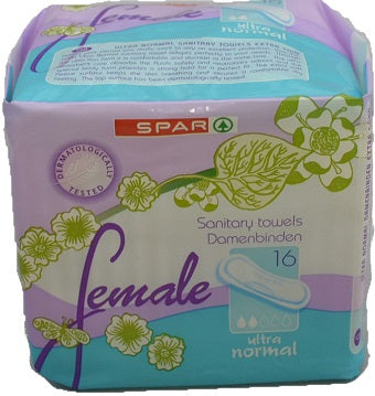 Spar Sanitary Towels Ultra Thin x16