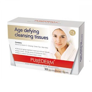 Purederm Age Defying Cleansing Tissues x30
